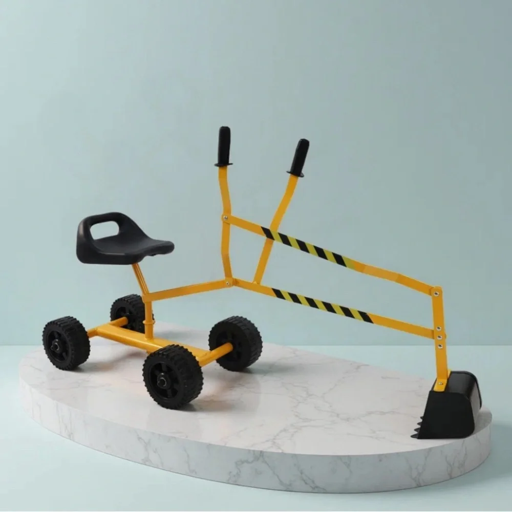 NEW Stand Alone Sand Digger Kids Excavator Ride on Beach Outdoor Sandbox Toy